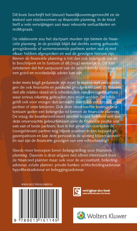 Achterkant van Memo Financiële Planning - Het Nieuw huwelijksvermogensrecht