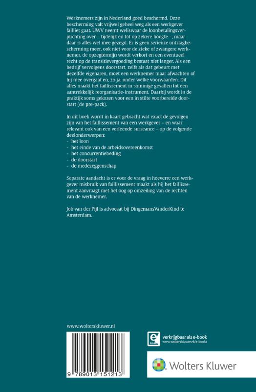 Achterkant van Arbeidsrecht en insolventie