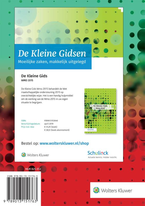 Achterkant van De Kleine Gids voor de Nederlandse sociale zekerheid 2019.1