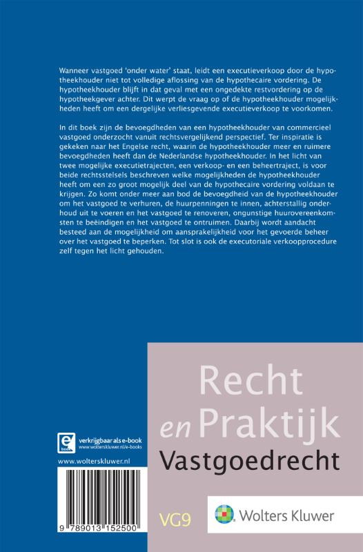 Achterkant van Zekerheid voor de vastgoedfinancier
