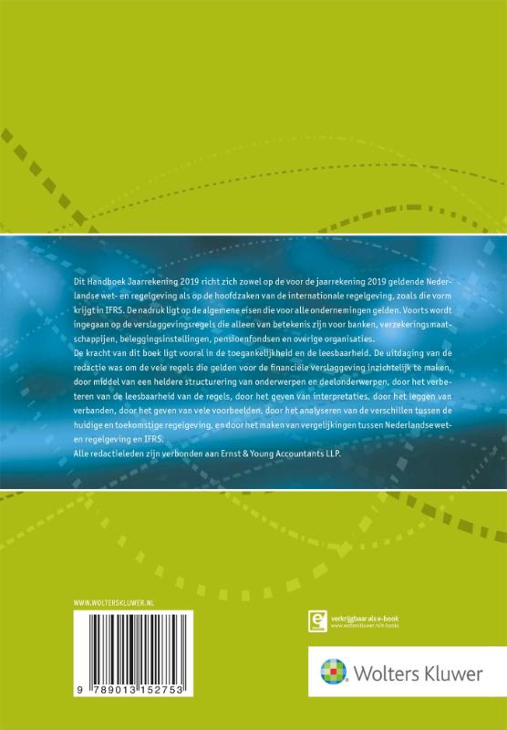 Achterkant van Handboek Jaarrekening 2019