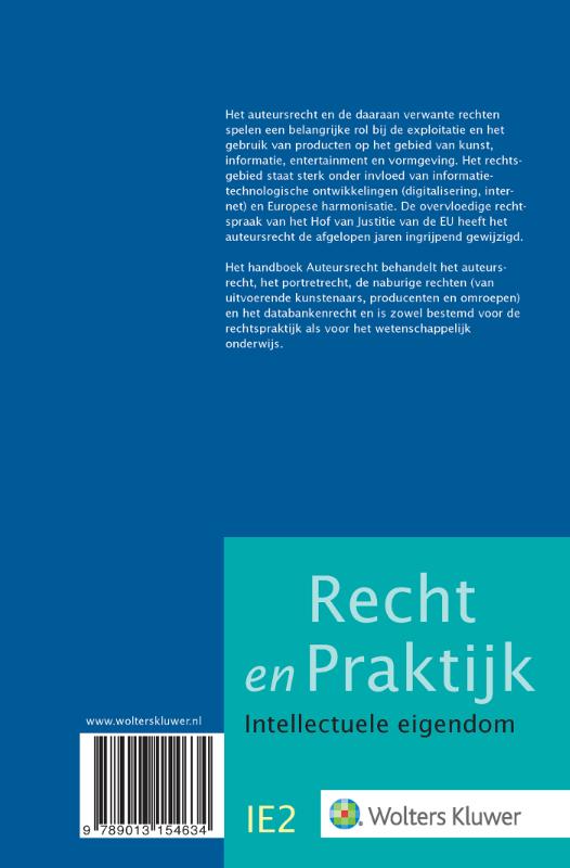 Achterkant van Auteursrecht