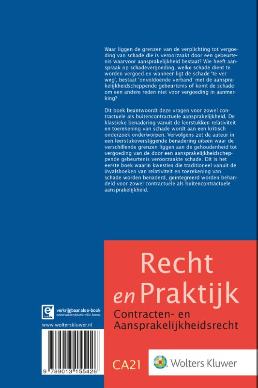 Achterkant van Relativiteit, causaliteit en toerekening van schade
