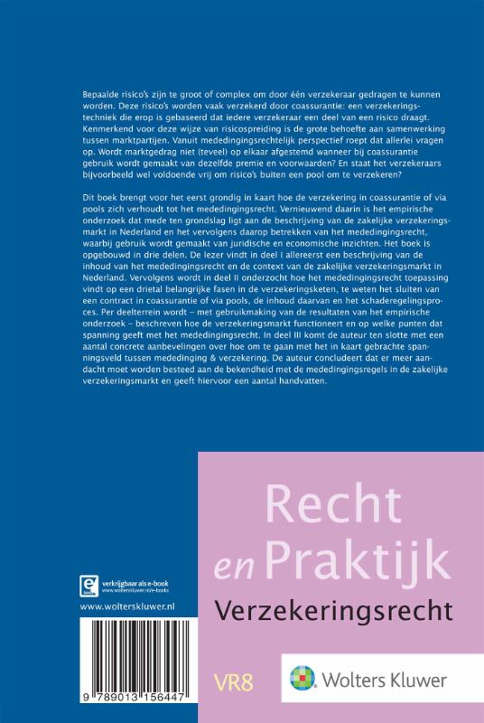 Achterkant van Mededinging en verzekering