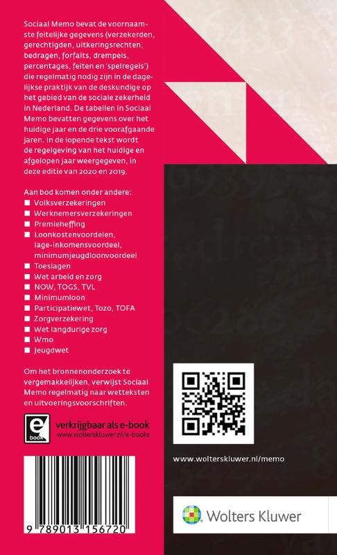 Achterkant van Sociaal Memo juli 2020