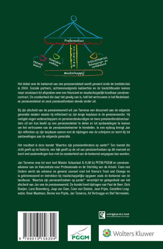 Achterkant van Waartoe zijn pensioenfondsen op aarde?