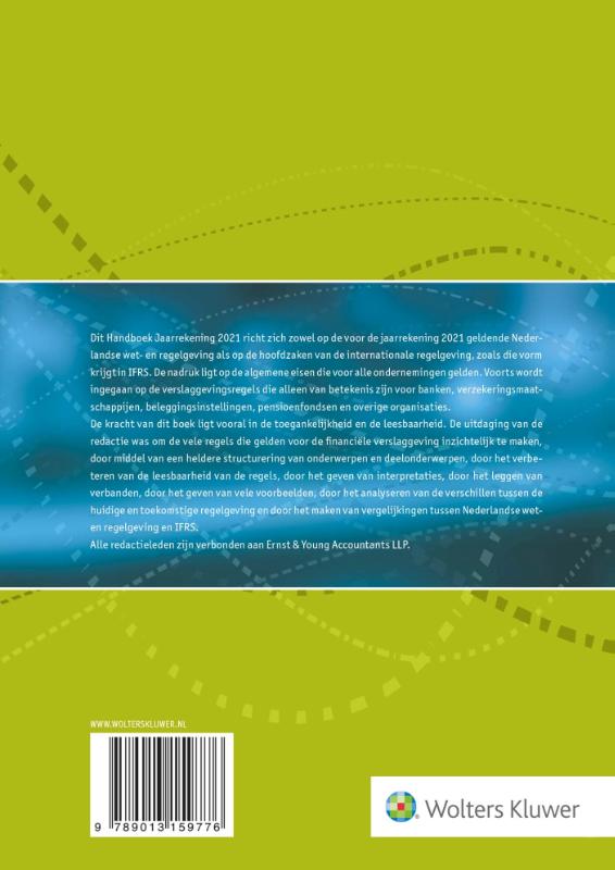 Achterkant van Handboek Jaarrekening 2021