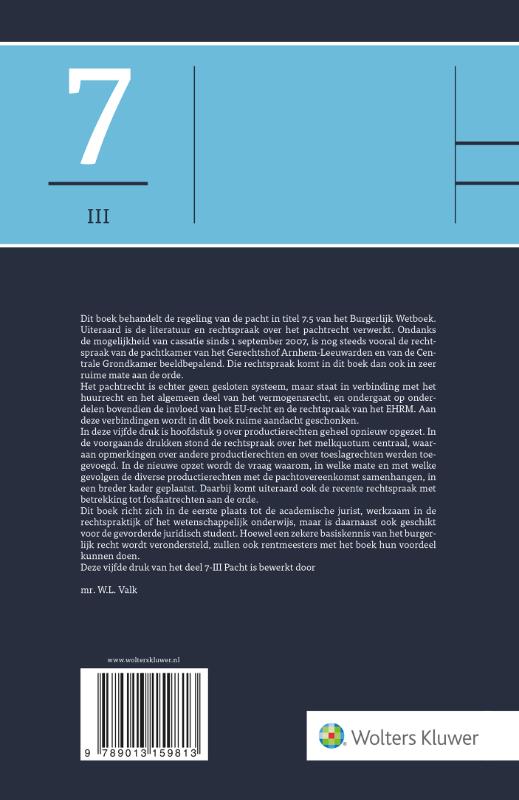 Achterkant van Pacht
