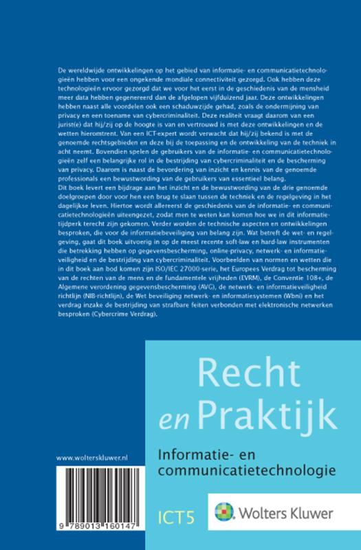 Achterkant van De grondslagen van de cyberspace