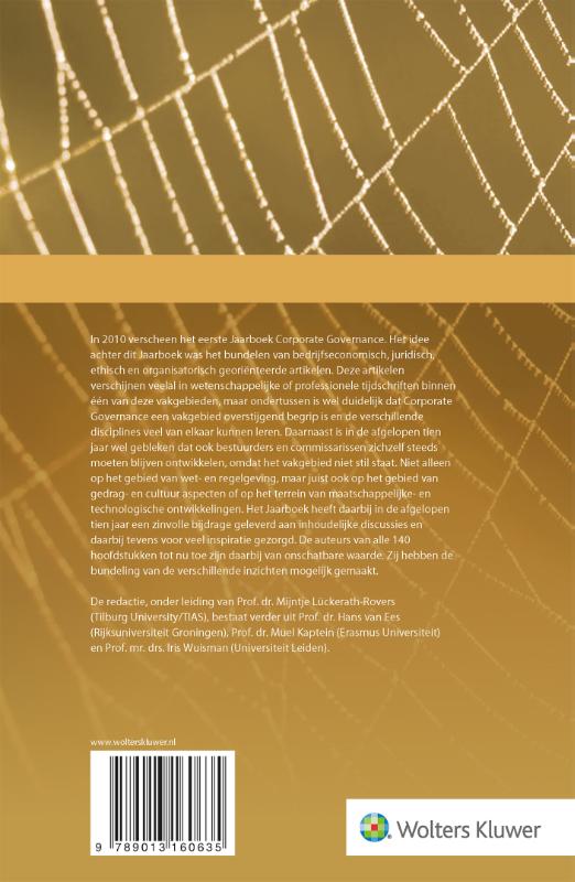 Achterkant van Jaarboek Corporate Governance 2020-2021