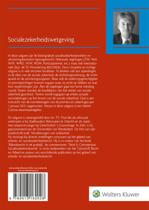 Achterkant van Socialezekerheidswetgeving 2021