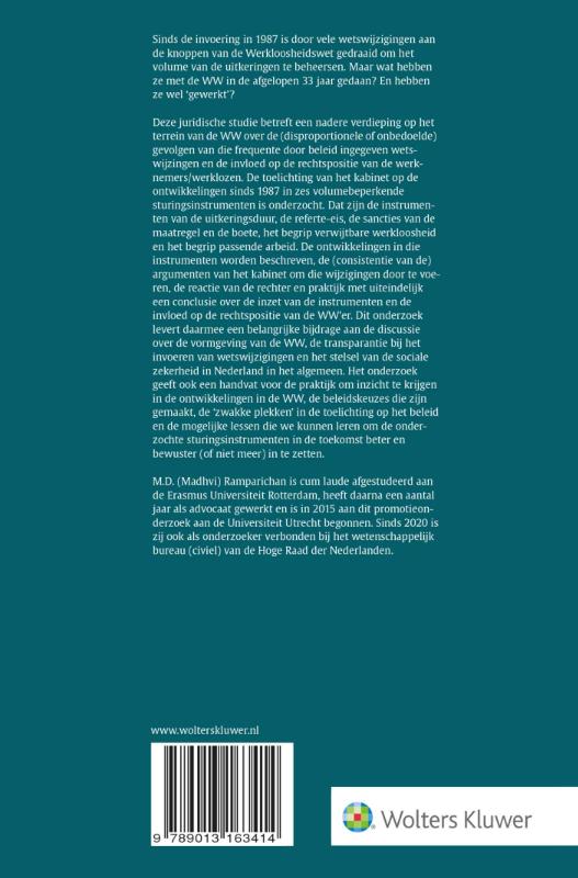 Achterkant van Sturingsinstrumenten in de WW: 1987-2020