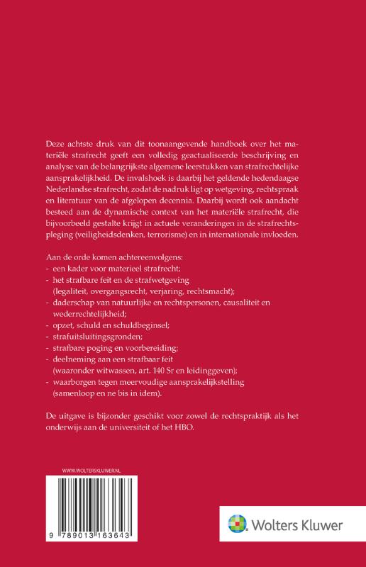 Achterkant van Materieel strafrecht