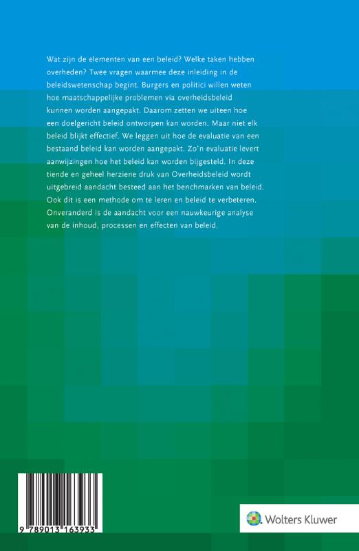 Achterkant van Overheidsbeleid
