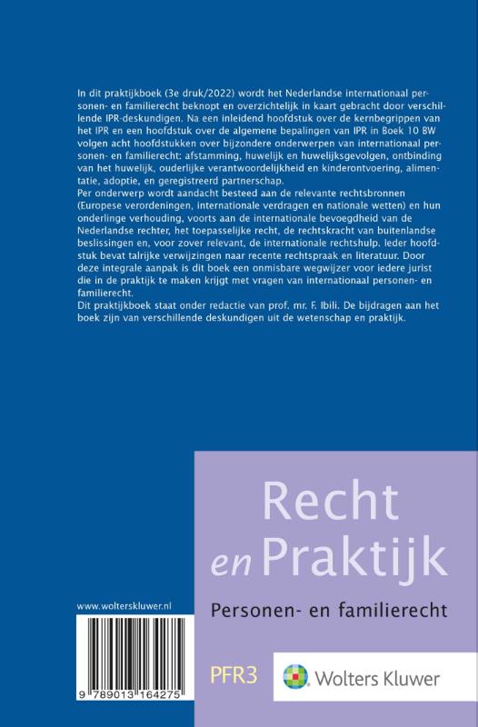 Achterkant van Nederlands internationaal personen- en familierecht