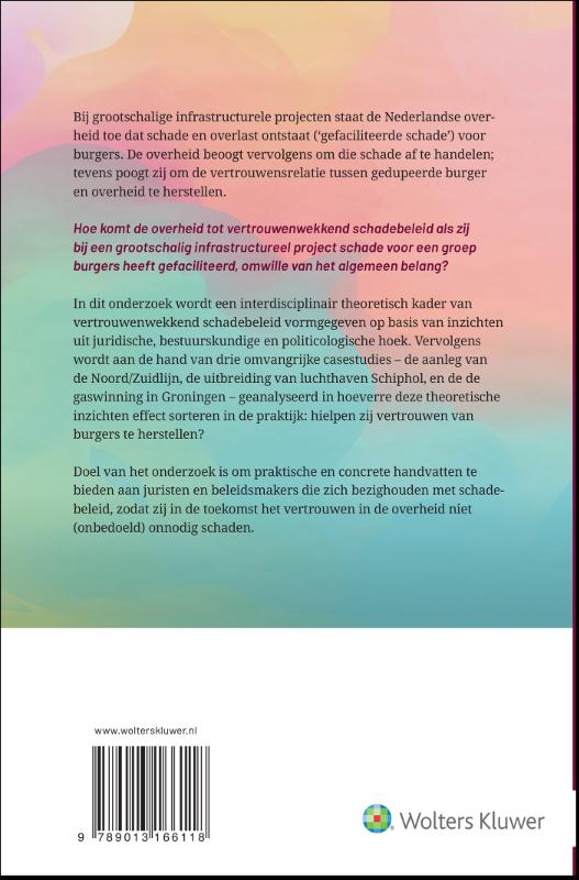 Achterkant van Beschadigd vertrouwen