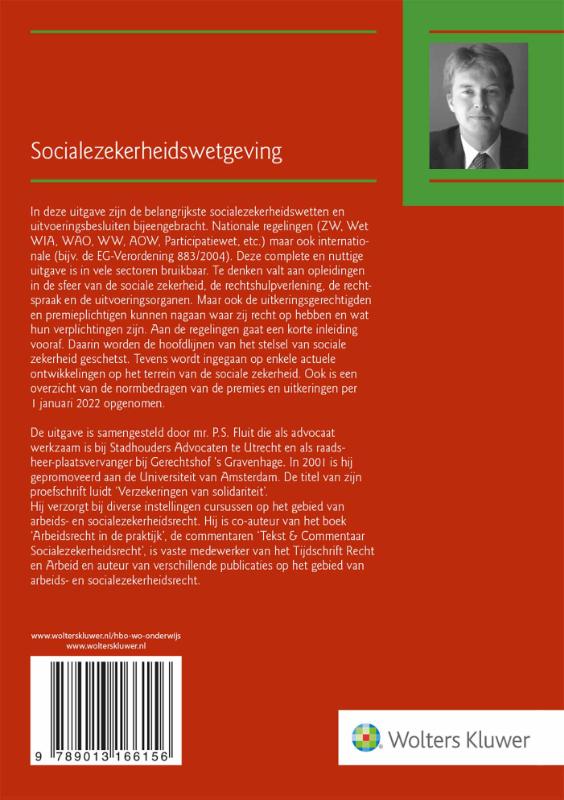 Achterkant van Socialezekerheidswetgeving 2022