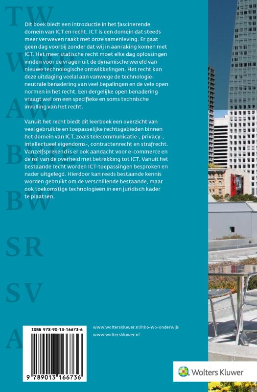 Achterkant van Inleiding ICT en recht
