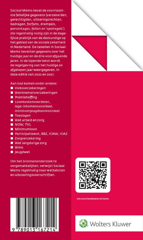 Achterkant van Sociaal Memo januari 2022