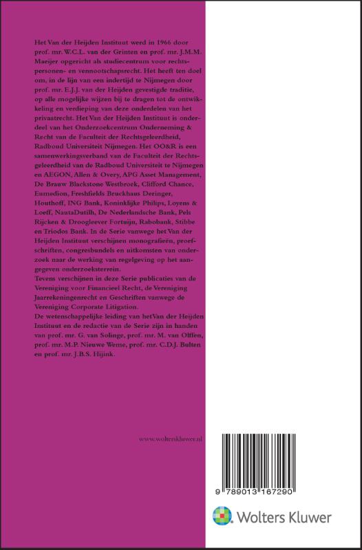 Achterkant van Handboek Enquêterecht