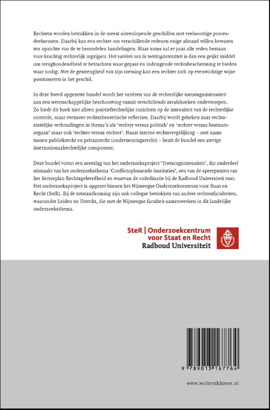 Achterkant van Toetsingsintensiteit