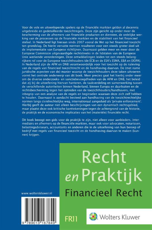 Achterkant van Handhaving in de financiële sector