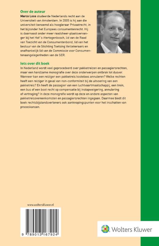 Achterkant van Pakketreisovereenkomst en passagiersrechten