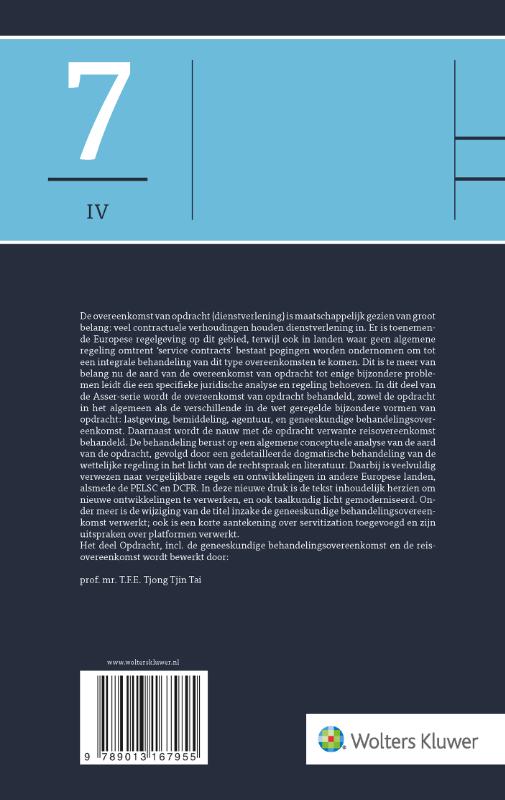 Achterkant van Asser 7-IV Opdracht