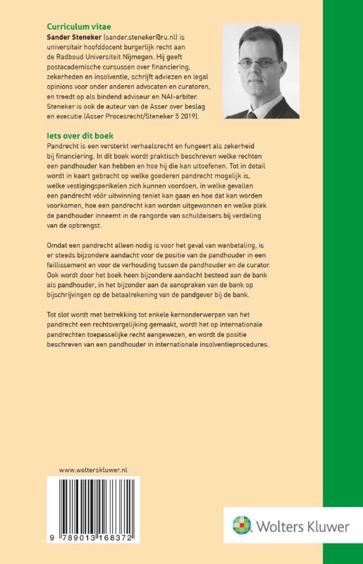 Achterkant van Pandrecht