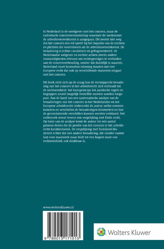 Achterkant van Werkgeverschap in concernverband