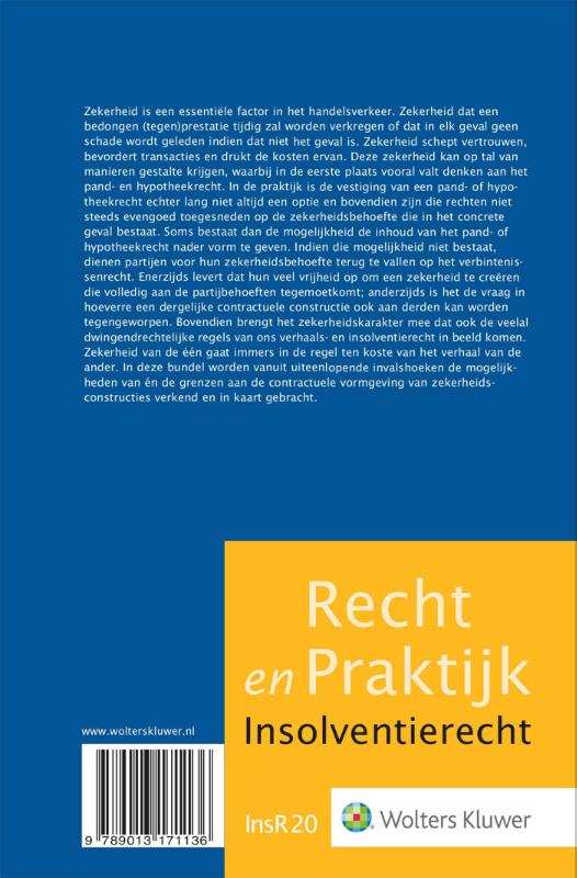 Achterkant van Overeenkomst en Zekerheid