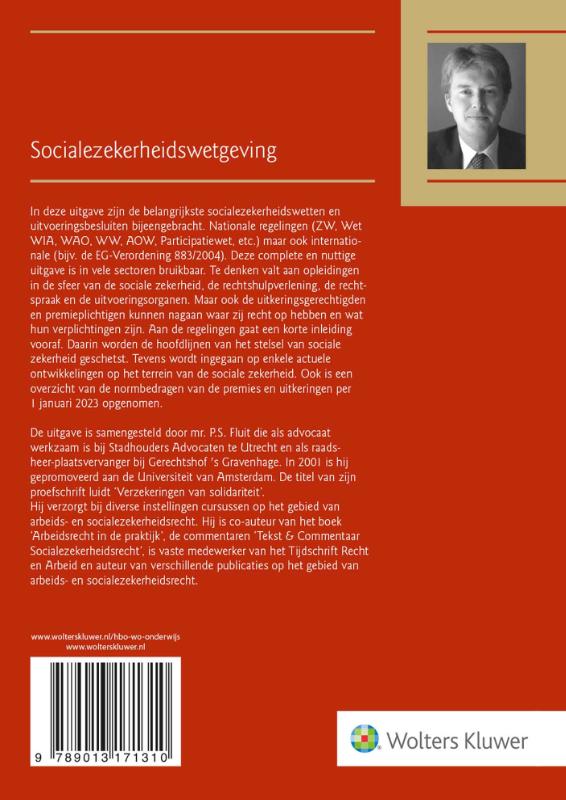 Achterkant van Socialezekerheidswetgeving 2023