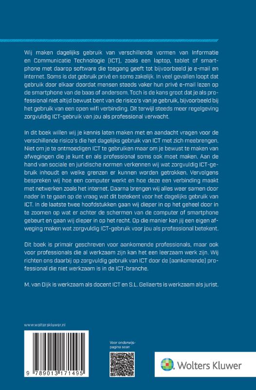 Achterkant van Zorgvuldig ICT-gebruik