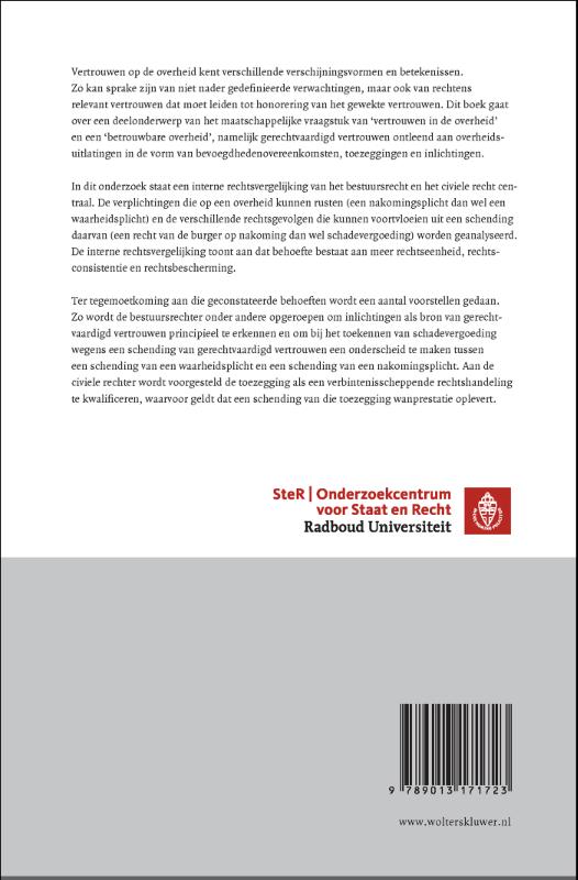 Achterkant van Afspraken en Aanspraken
