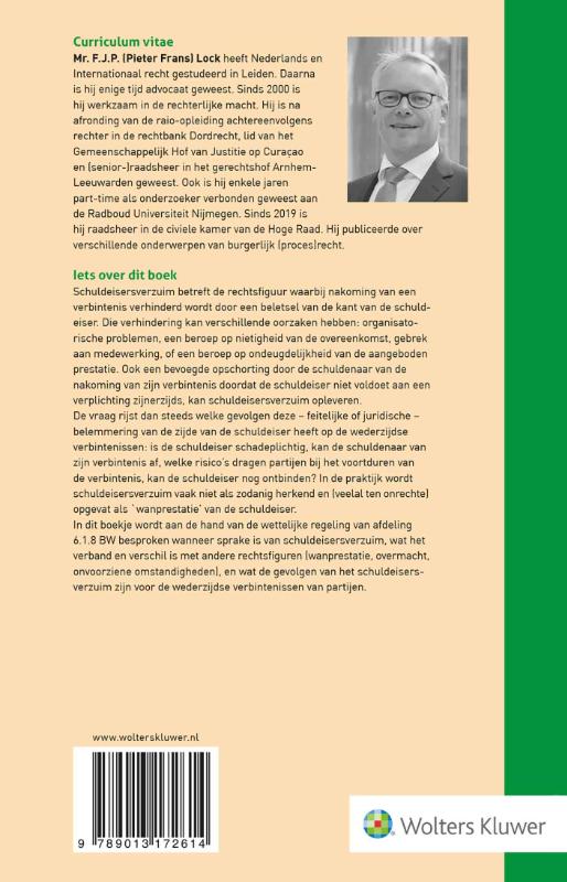 Achterkant van Schuldeisersverzuim