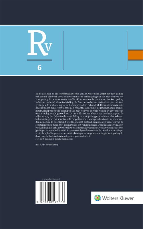 Achterkant van Procesrecht