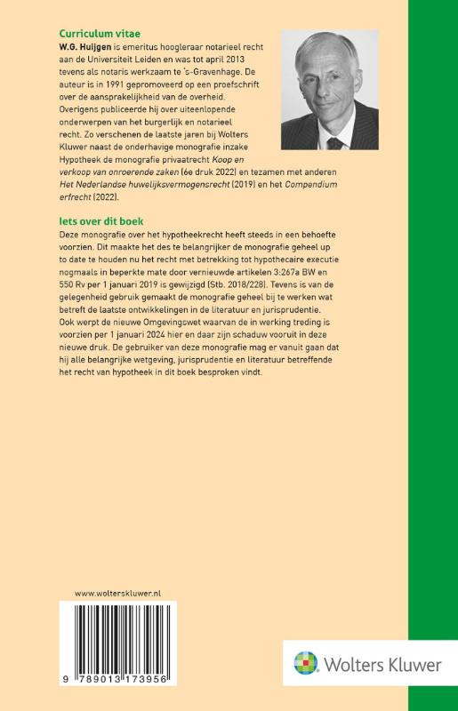 Achterkant van Hypotheek
