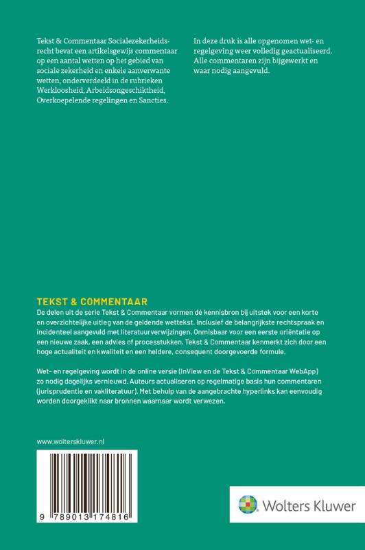 Achterkant van Socialezekerheidsrecht