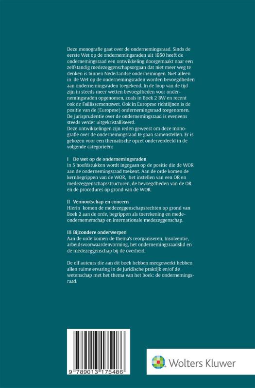 Achterkant van De Ondernemingsraad