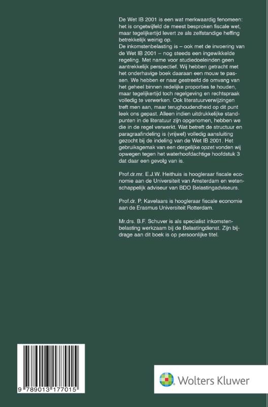 Achterkant van Inkomstenbelasting