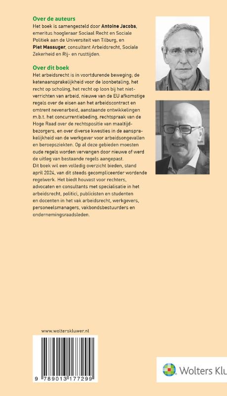 Achterkant van Arbeidsovereenkomst