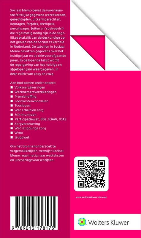 Achterkant van Sociaal Memo januari 2025