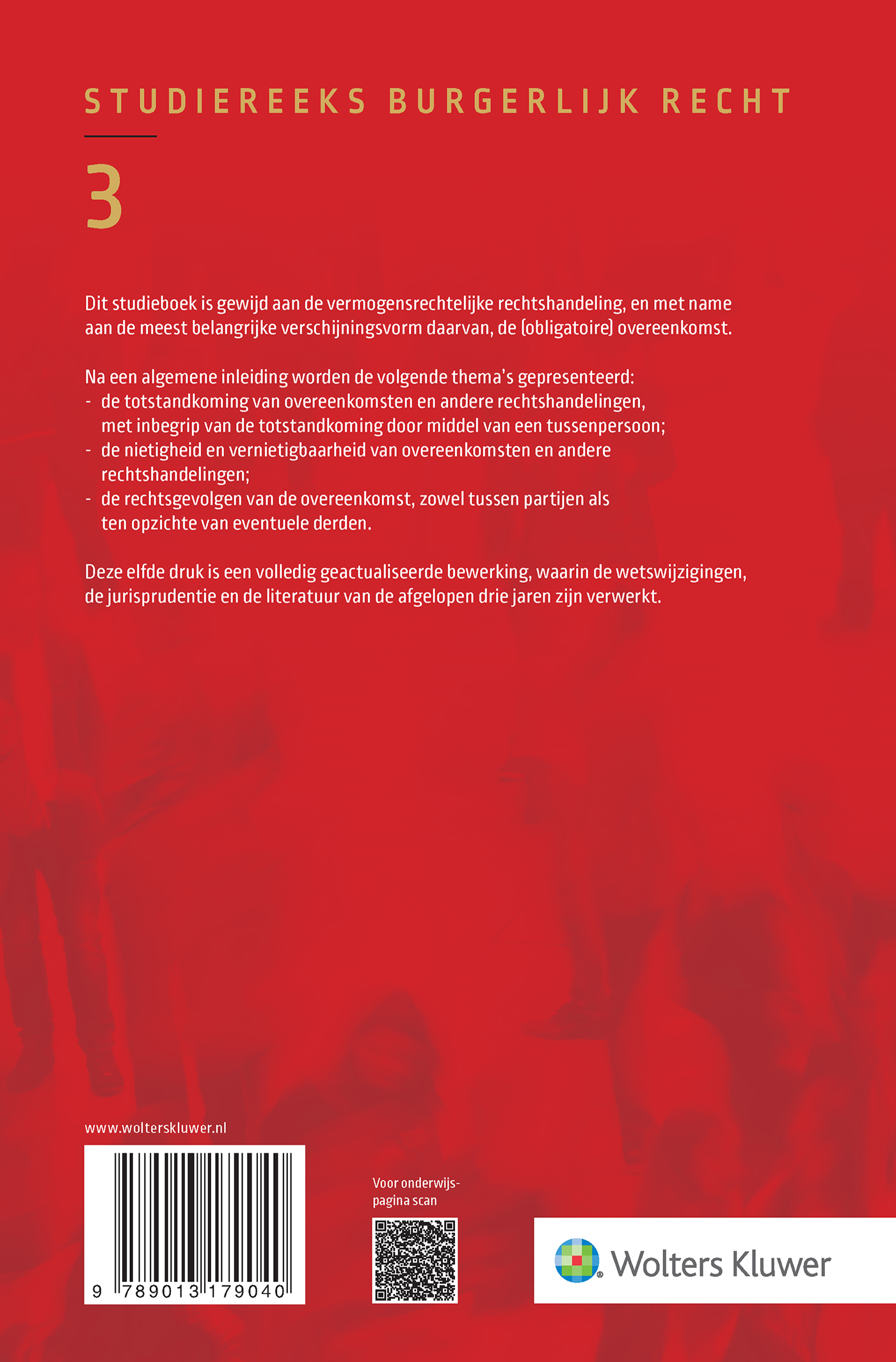 Achterkant van Rechtshandeling en Overeenkomst
