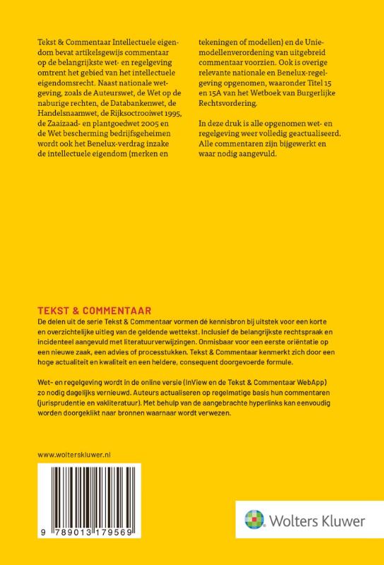 Achterkant van Intellectuele eigendom