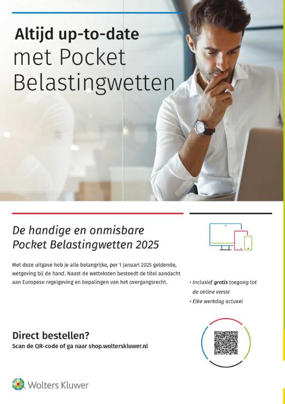 Achterkant van Belastinggids 2025
