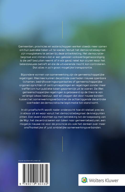 Achterkant van Democratische gemeenschappelijke regelingen