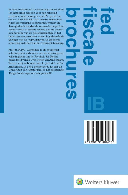 Achterkant van Geruisloze omzetting