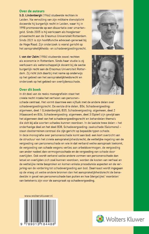 Achterkant van Schadevergoeding: personenschade