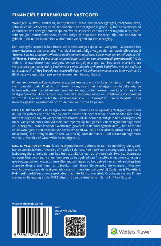 Achterkant van Financiële rekenkunde vastgoed