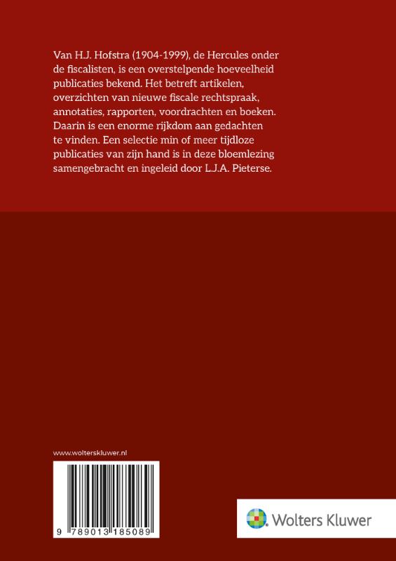 Achterkant van De kern van de zaak